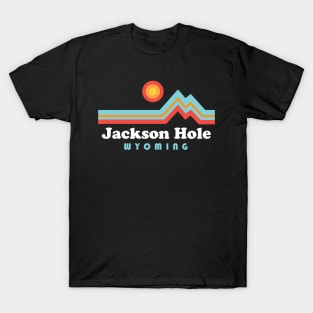 Jackson Hole Wyoming Vintage Mountains Grand Tetons T-Shirt